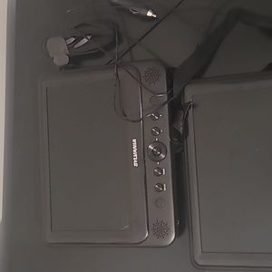 Sylvania Portable Dual Screen DVD Player